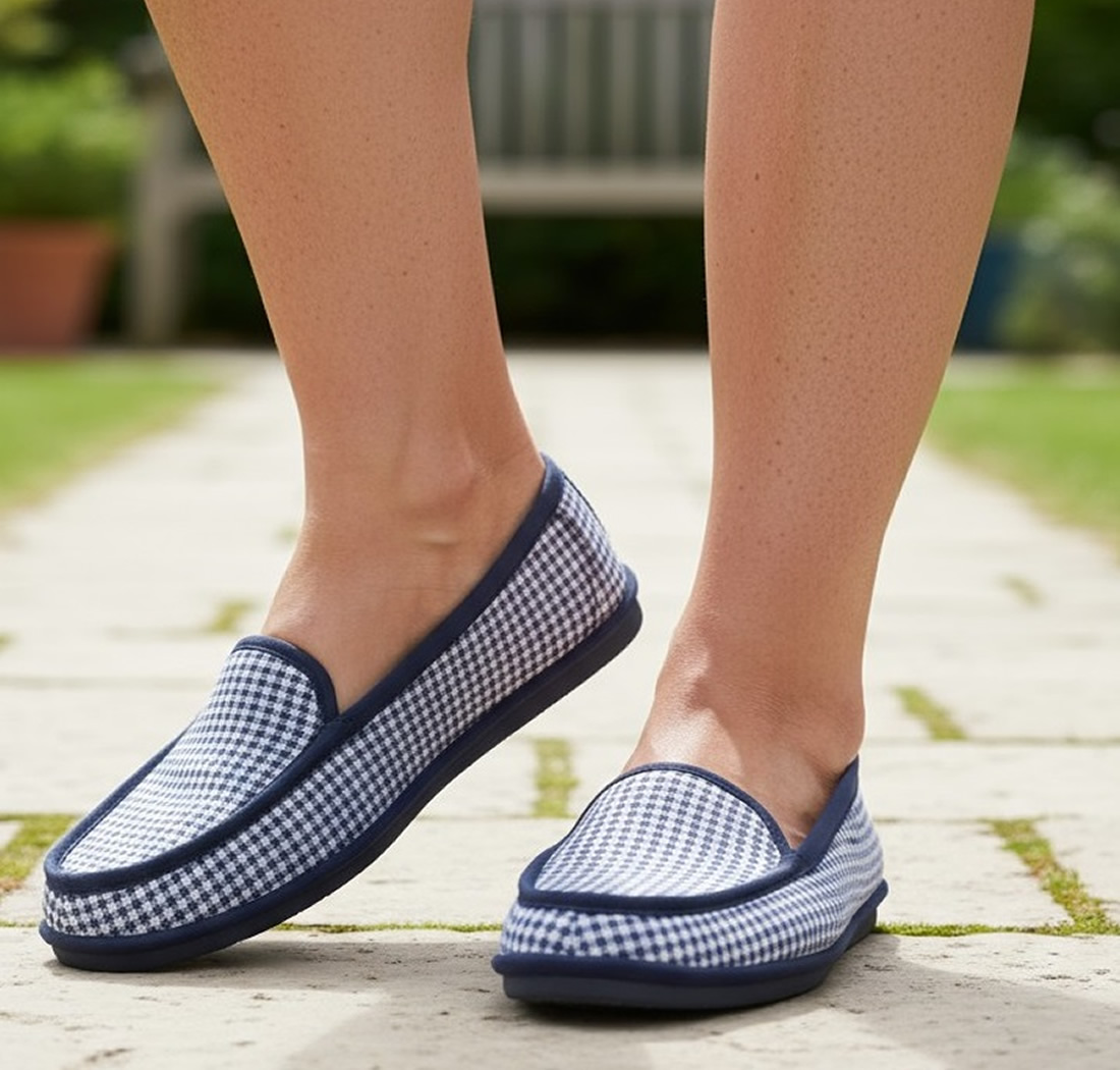 Pantufla Capri Cuadros - Imagen 3
