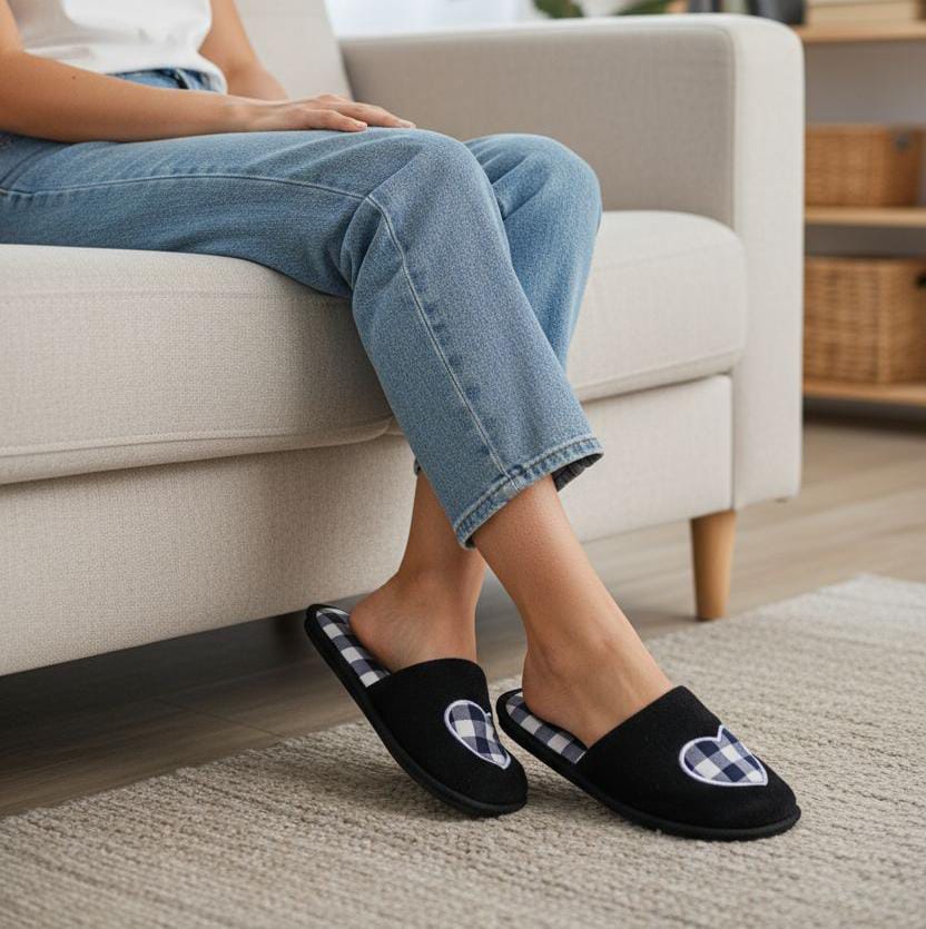 Pantufla La Corazones - Imagen 2